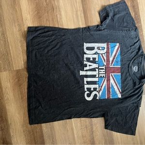 The Beatles Black Graphic T-Shirt